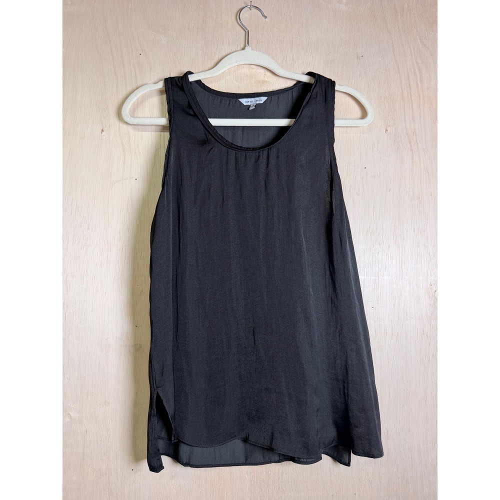 Naked Zebra Tank Top Women Small Black Excellent Sleeveless Scoop Neck Blouse